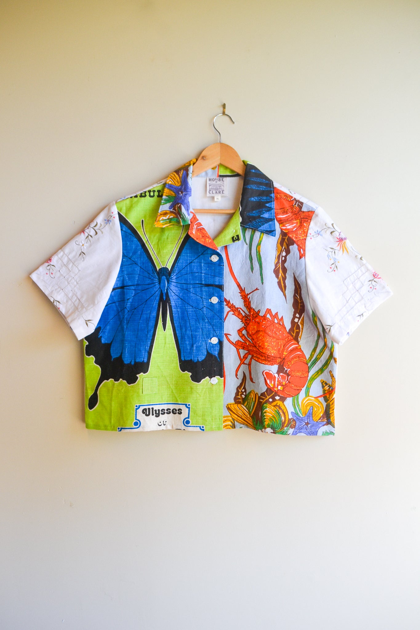Button Up Shirt | Butterfly Crab | XLarge