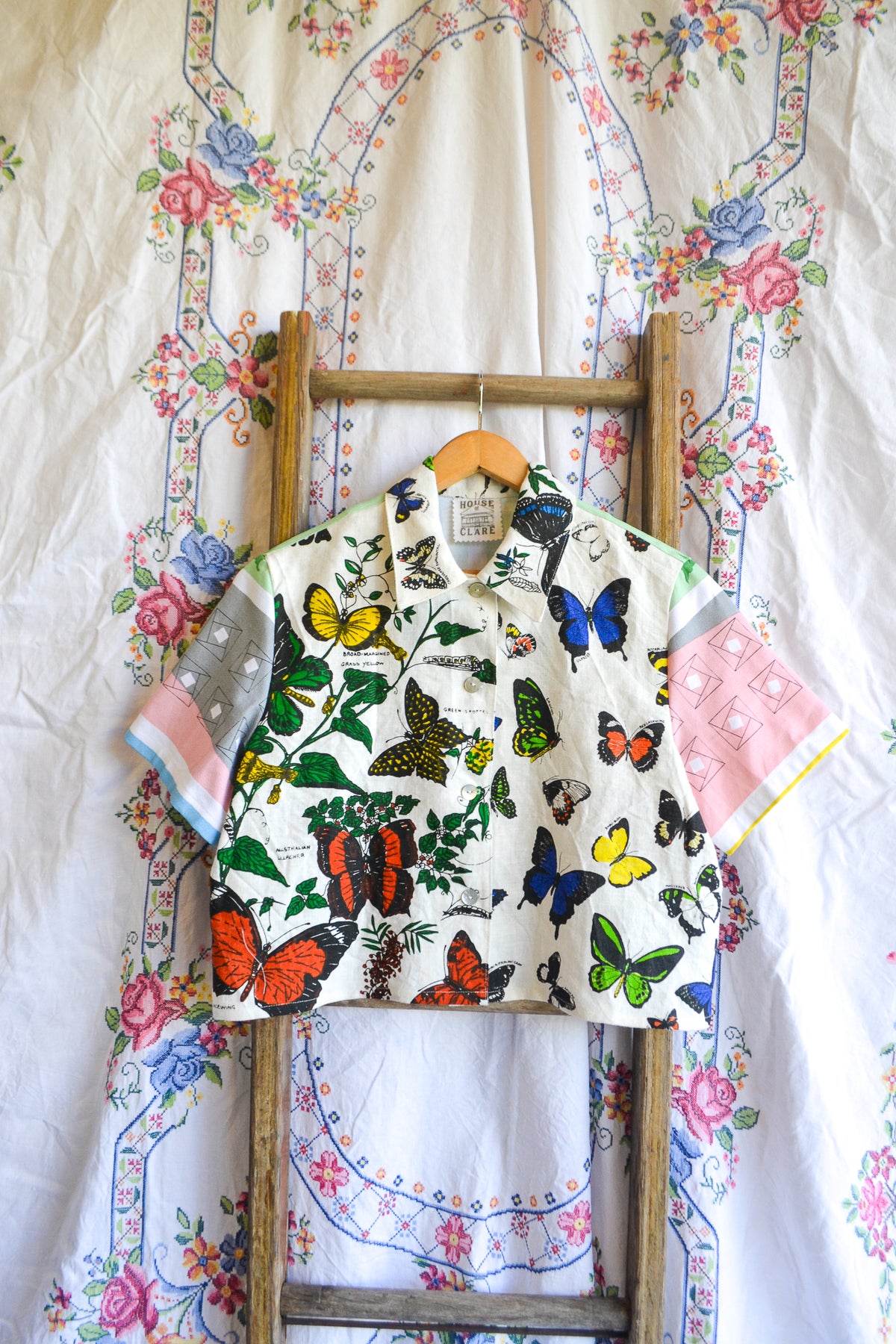 Button Up Shirt | Butterfly | Small