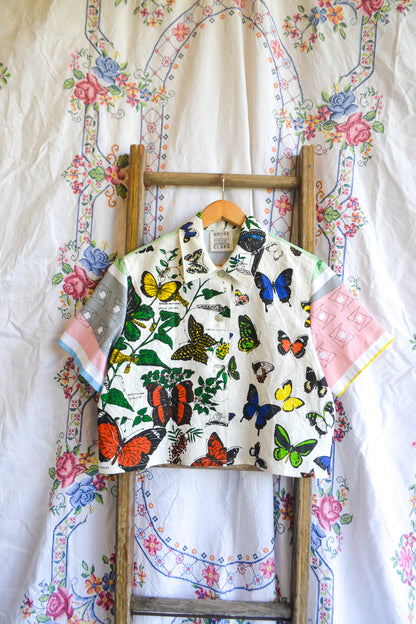 Button Up Shirt | Butterfly | Small