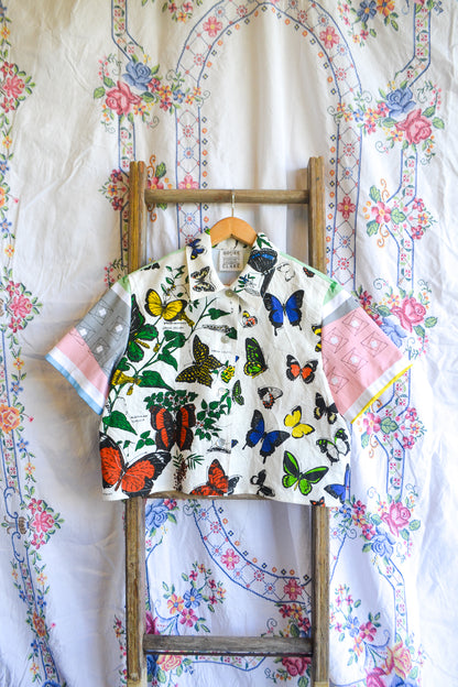 Button Up Shirt | Butterfly | Small
