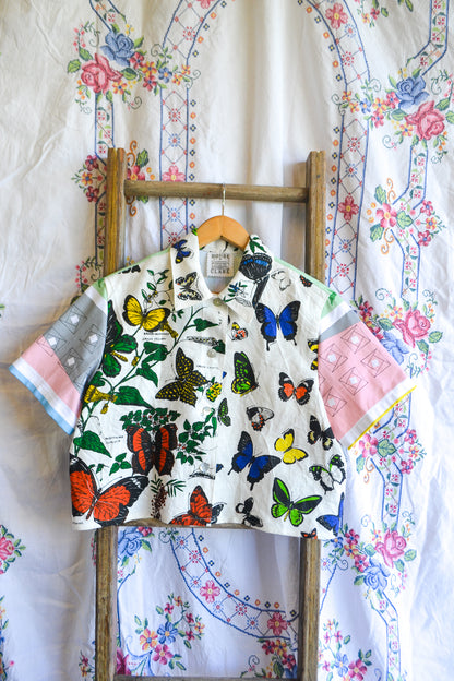 Button Up Shirt | Butterfly | Small