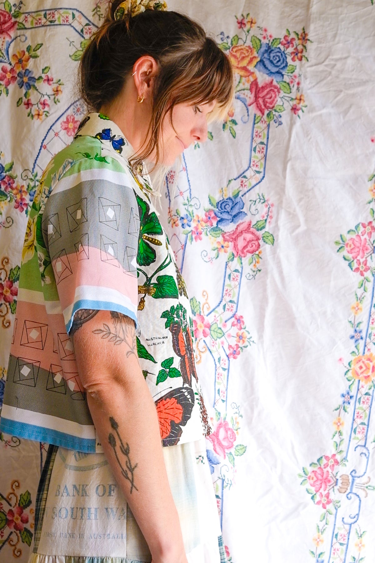 Button Up Shirt | Butterfly | Small