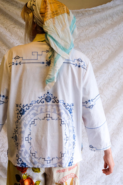 Button Up Shirt | Butterfly | Large