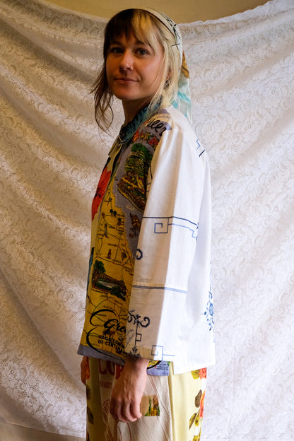 Button Up Shirt | Butterfly | Large