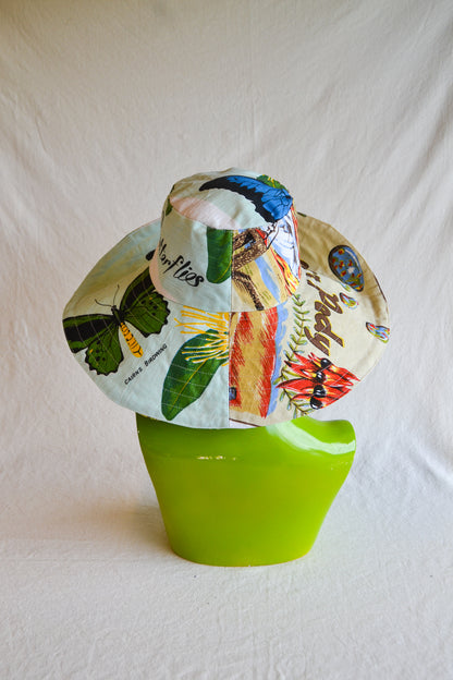 Wide Brim Hat | Butterfly's | Large