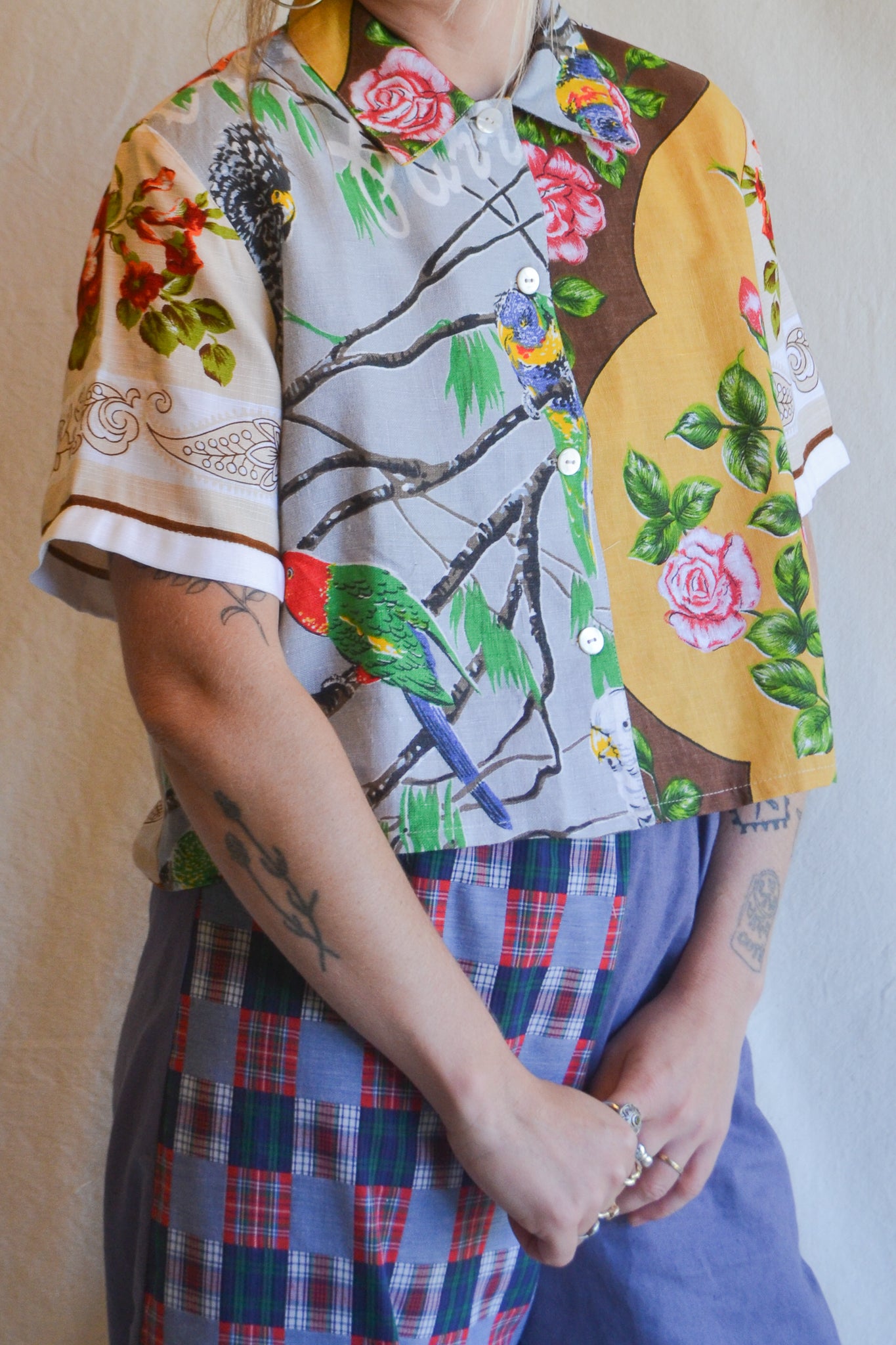 Button Up Shirt | Cheery | Medium