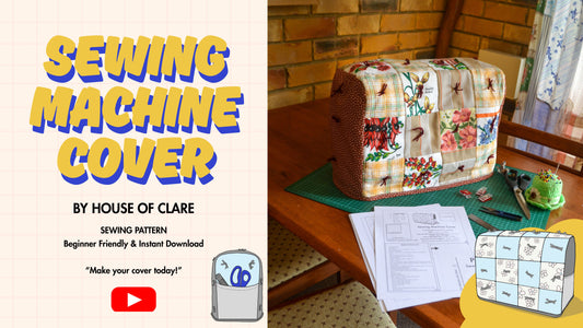 Sewing Machine Cover | PDF Sewing Pattern + Video Tutorial