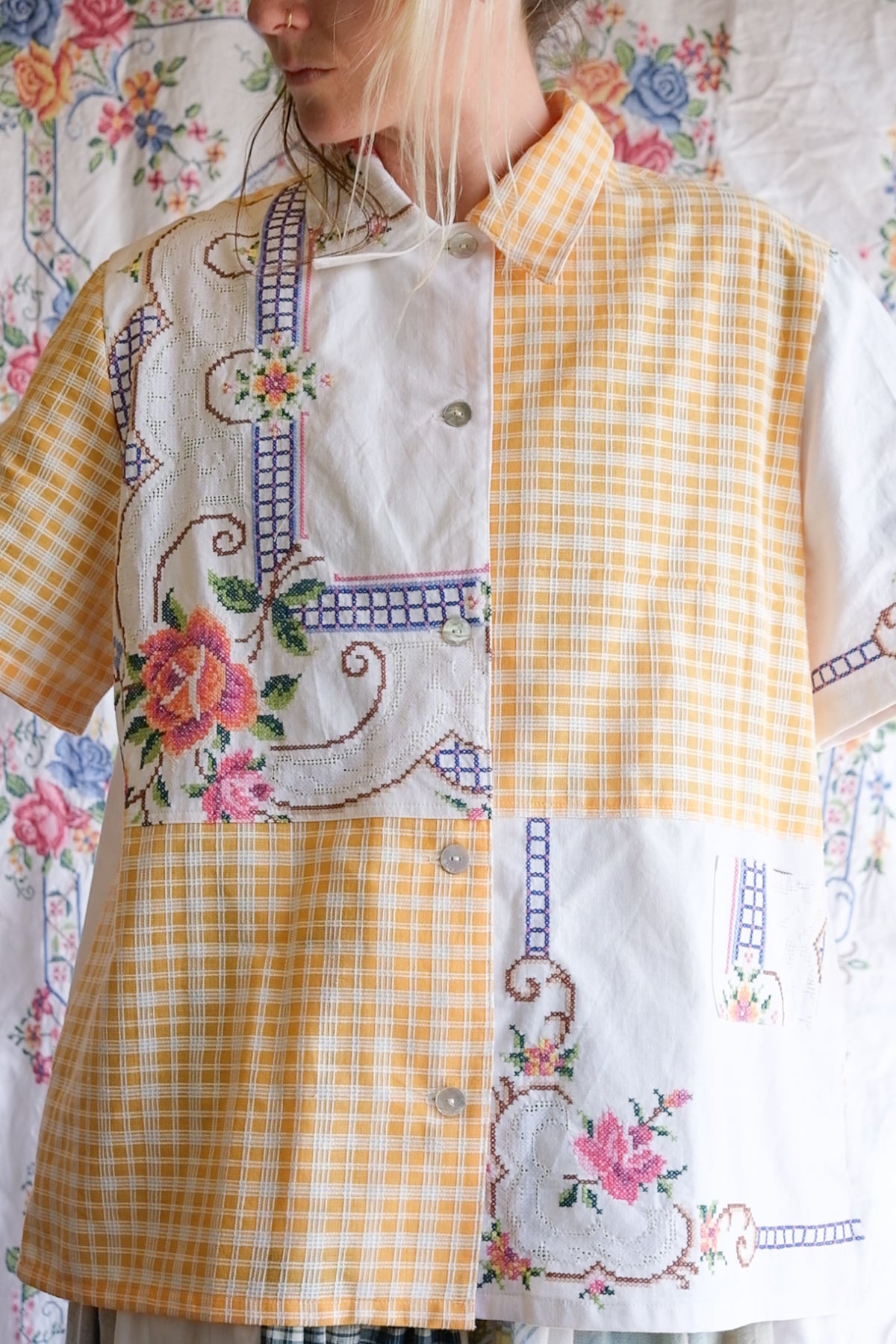 Button Up Shirt | Chicken Scratch | XXL