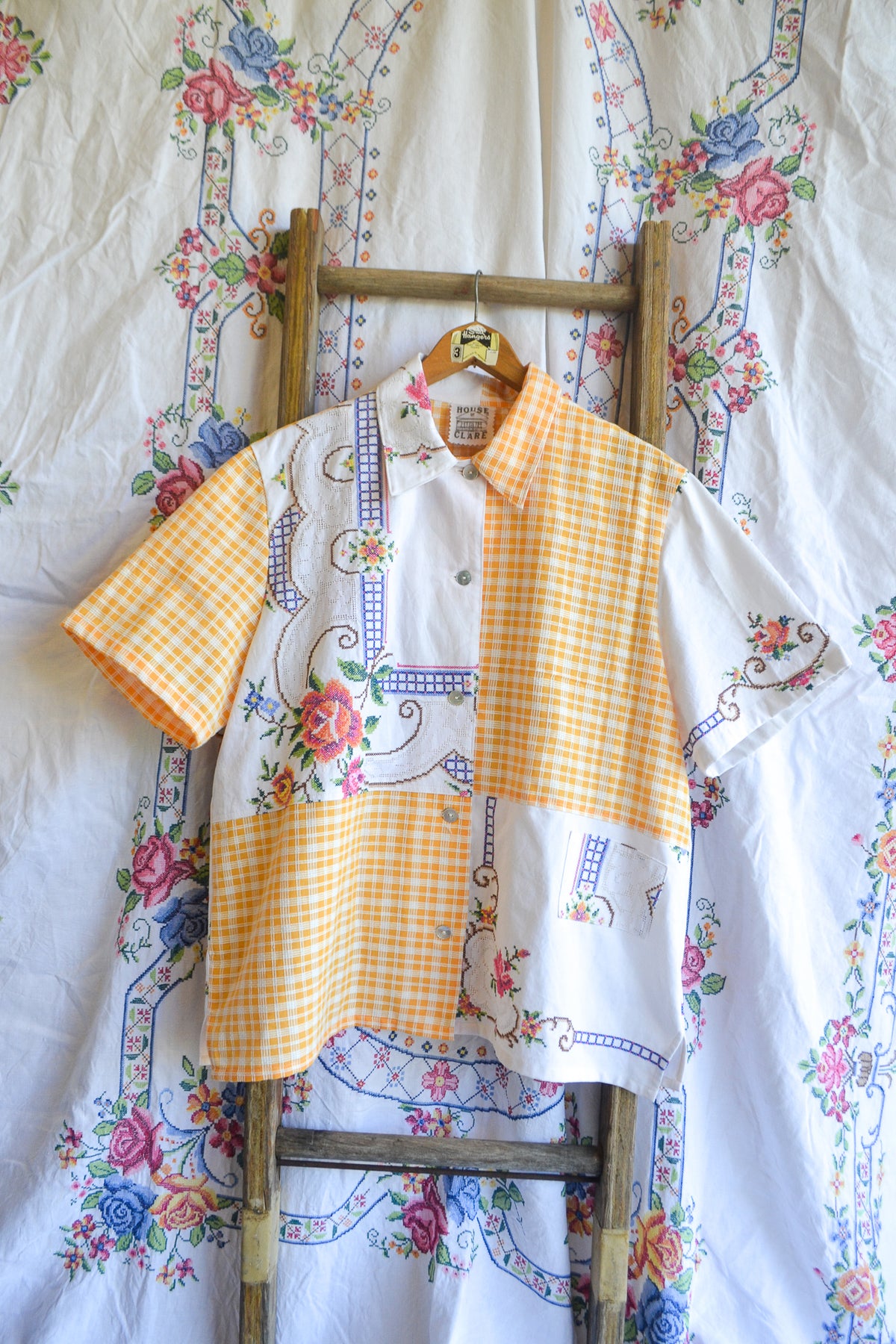 Button Up Shirt | Chicken Scratch | XXL