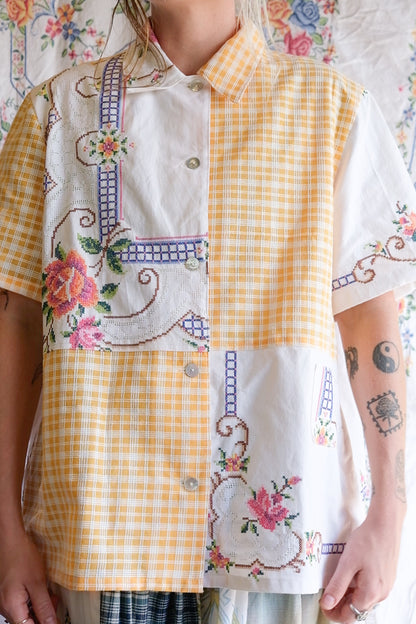 Button Up Shirt | Chicken Scratch | XXL
