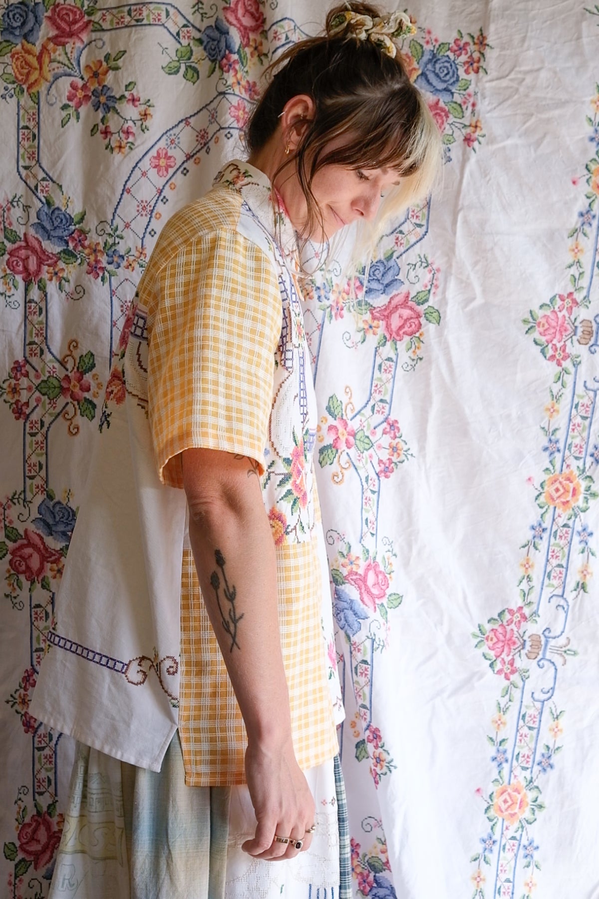 Button Up Shirt | Chicken Scratch | XXL