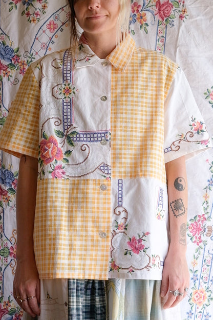 Button Up Shirt | Chicken Scratch | XXL