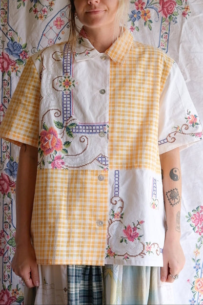 Button Up Shirt | Chicken Scratch | XXL