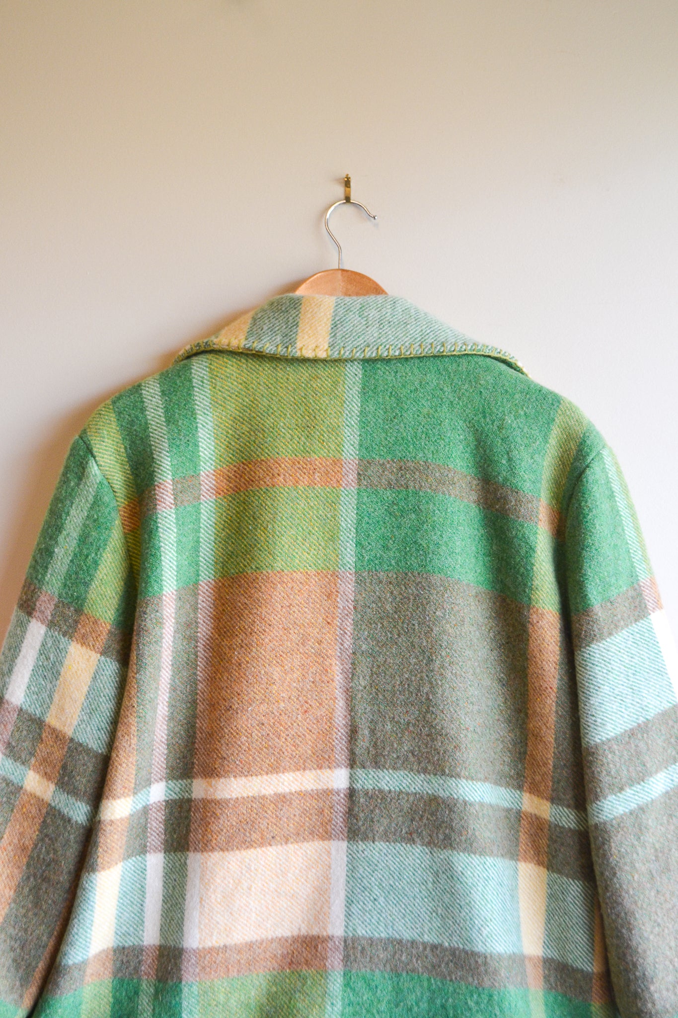 Coat | Green | Wool | Large