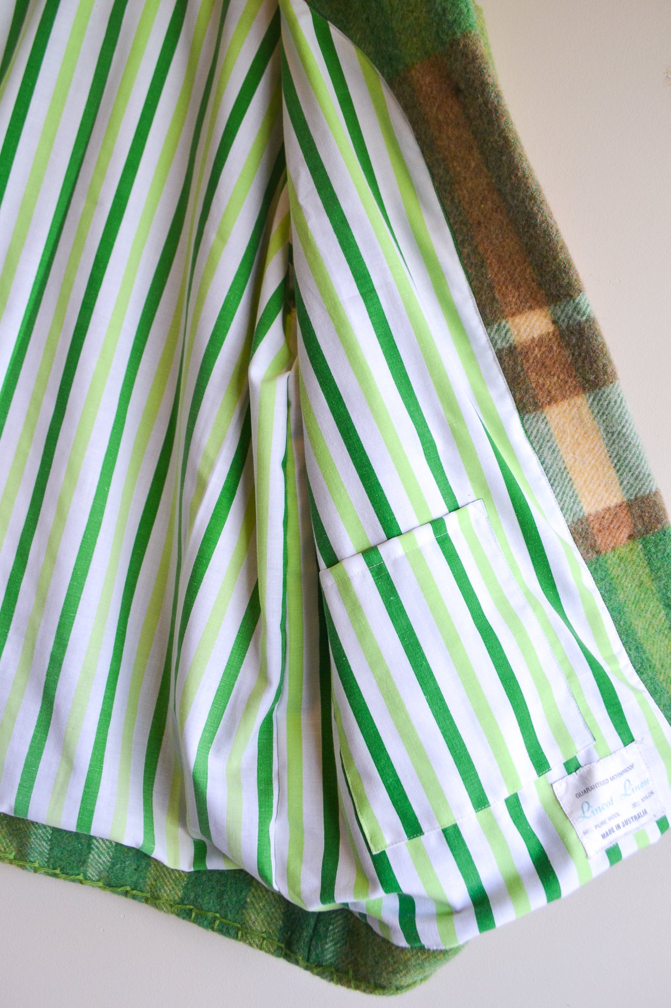Coat | Green | Wool | Large