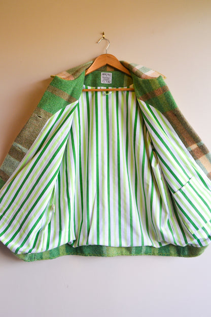 Coat | Green | Wool | Large
