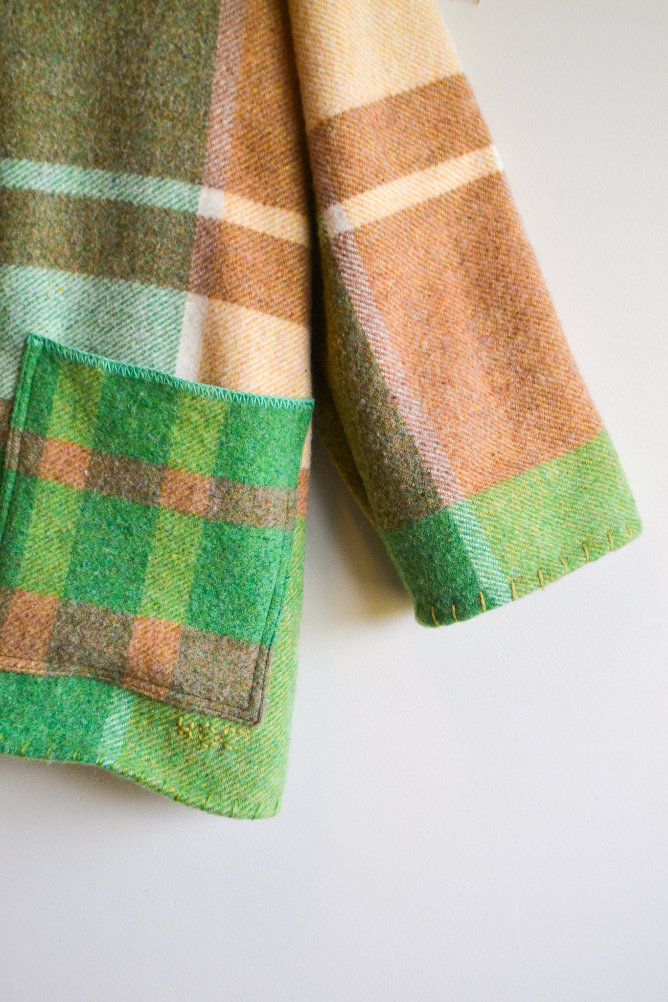 Coat | Green | Wool | Large