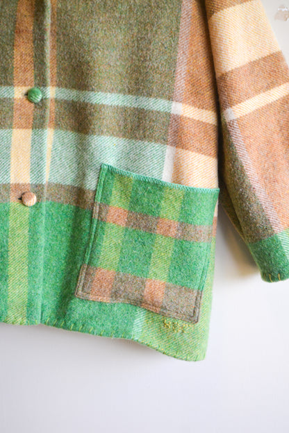 Coat | Green | Wool | Large