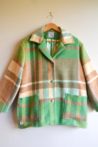 Coat | Green | Wool | Large
