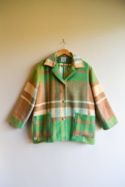 Coat | Green | Wool | Large