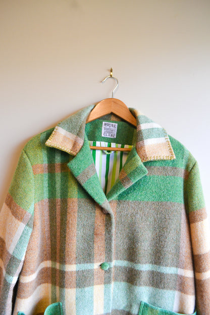 Coat | Green | Wool | Large