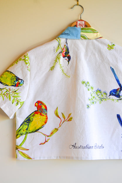 Button Up Shirt | Cockatoo | Medium