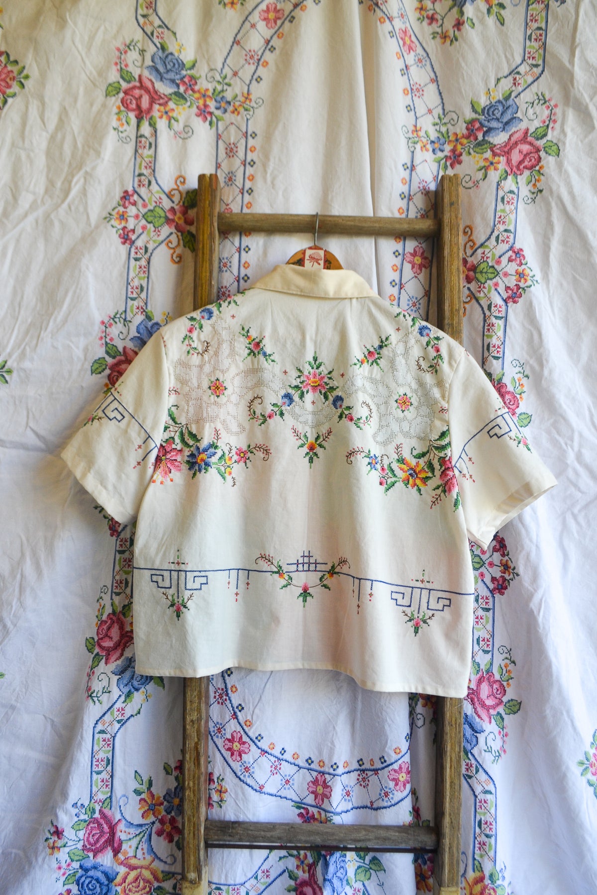 Button Up Shirt | Cross Stitching | XLarge
