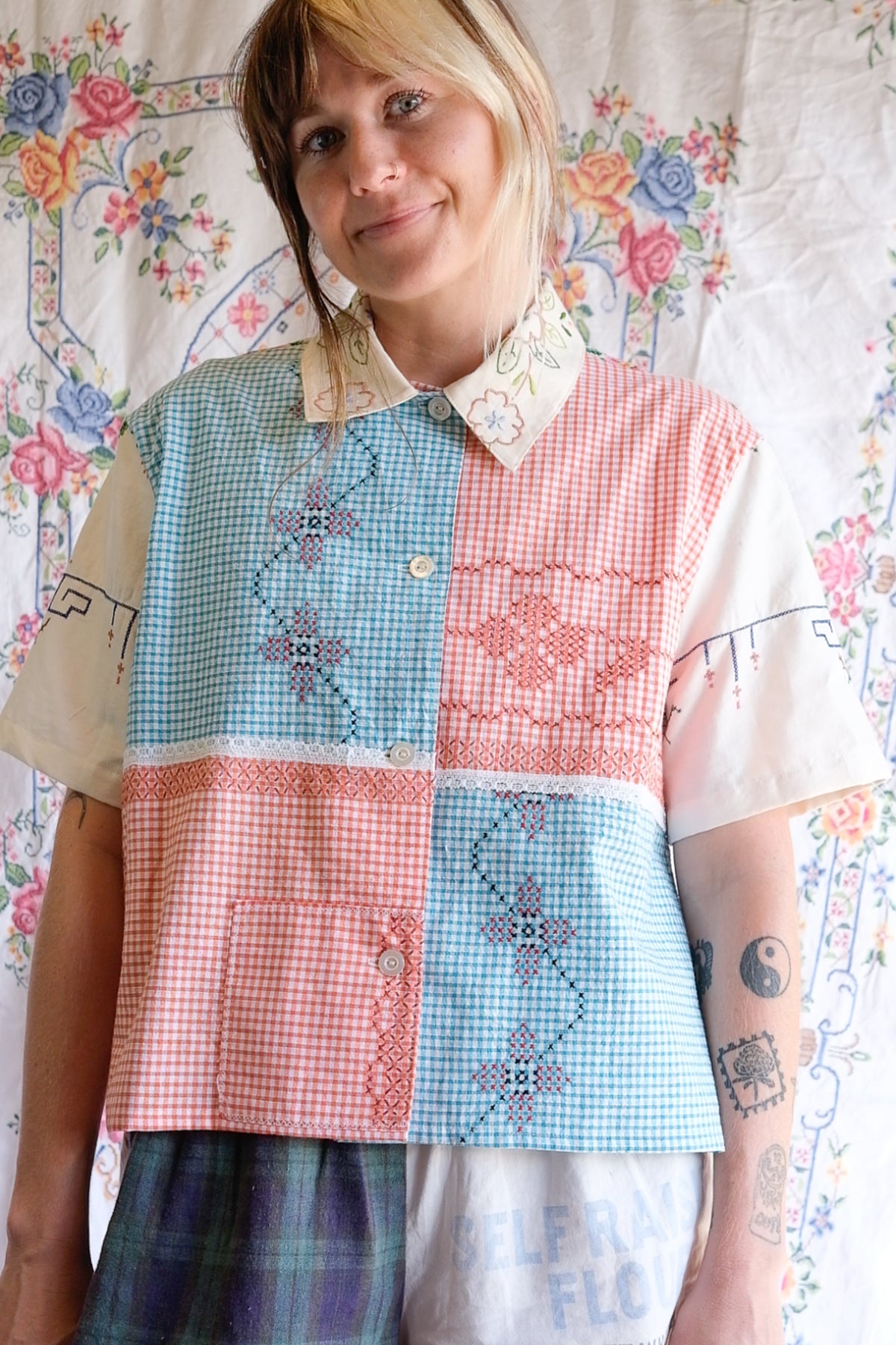 Button Up Shirt | Cross Stitching | XLarge
