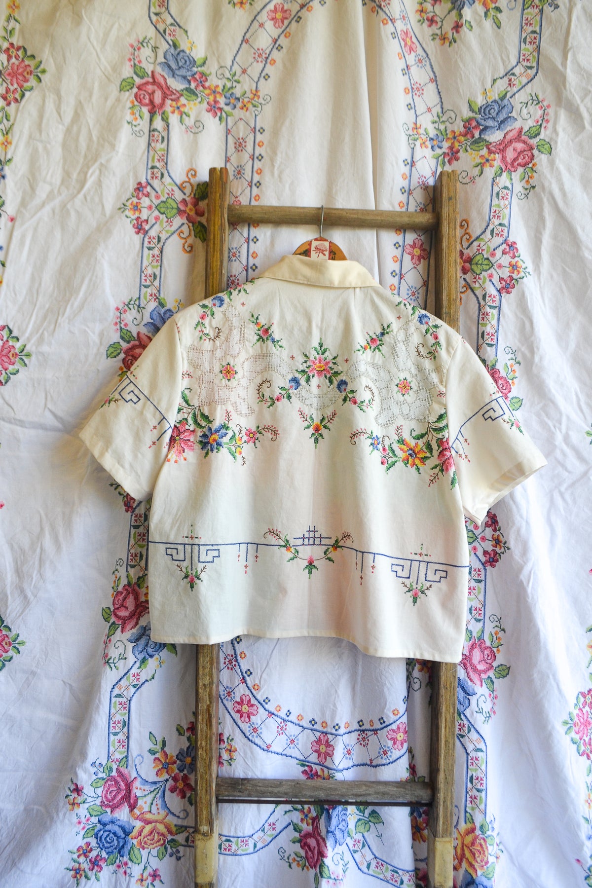 Button Up Shirt | Cross Stitching | XLarge