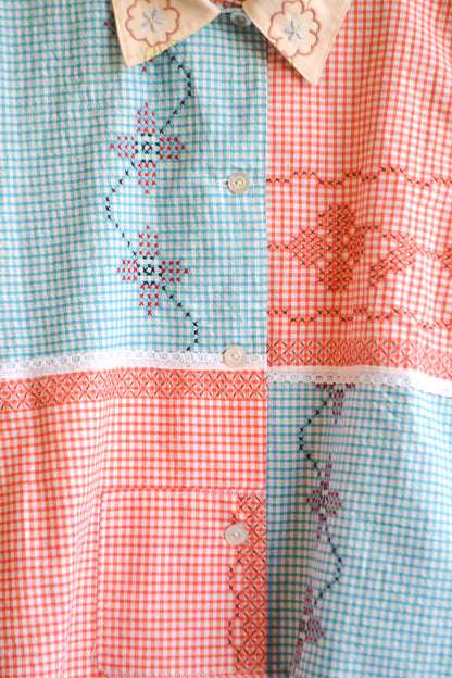 Button Up Shirt | Cross Stitching | XLarge