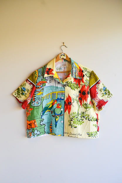 Button Up Shirt | Desert Pea | 14