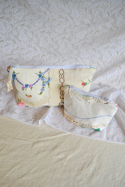 Doily Purse Set | Dove