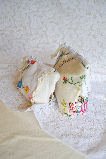 Doily Purse Set | Dove
