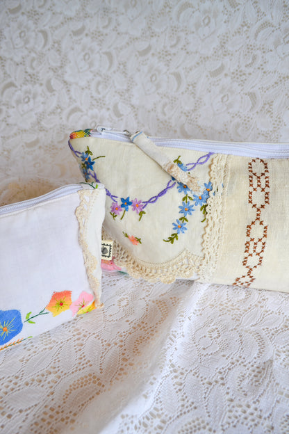 Doily Purse Set | Dove