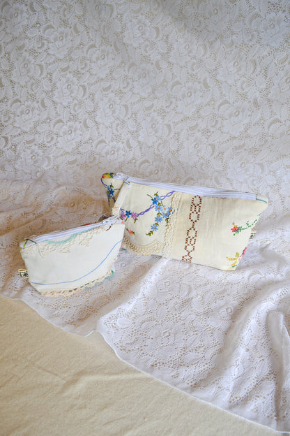 Doily Purse Set | Dove