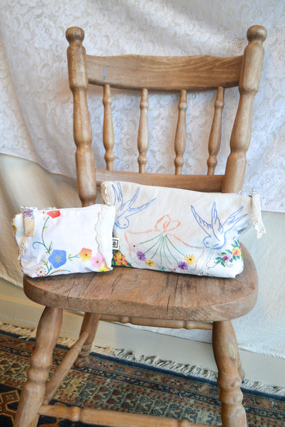 Doily Purse Set | Dove