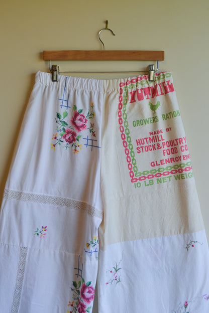 Long Patch Pant | Embroidery | 14au