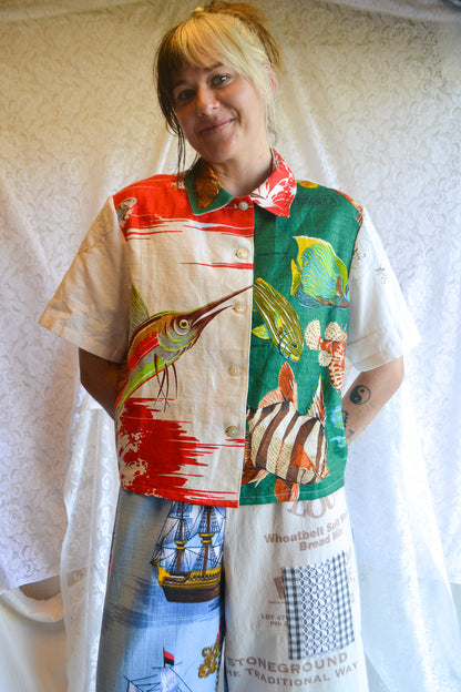 Button Up Shirt | Fishing | XLarge