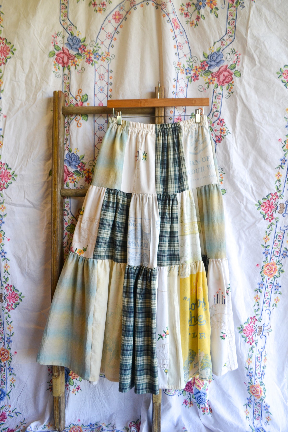 Tiered Patch Work Skirt | Fairy Bread | Small