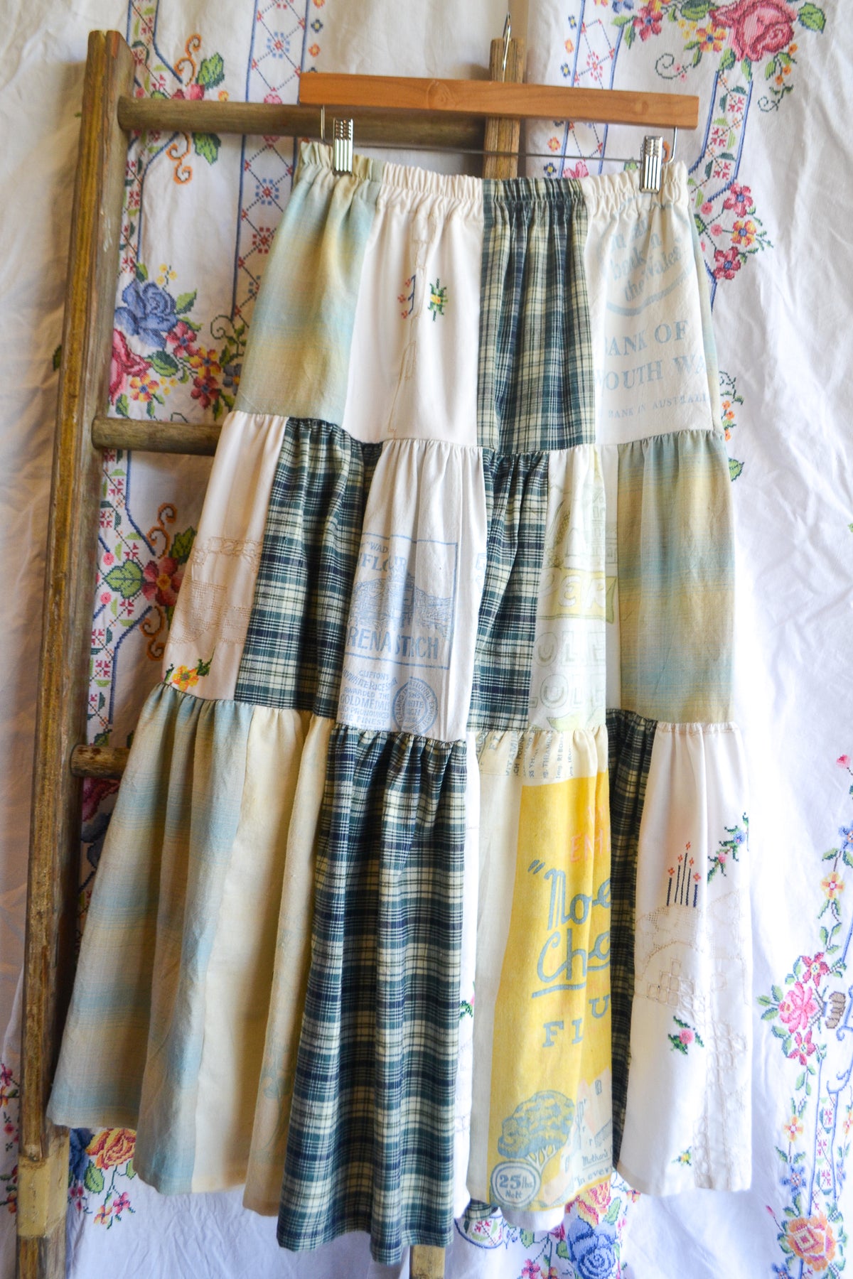 Tiered Patch Work Skirt | Fairy Bread | Small