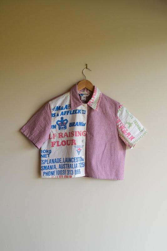 Flour Bag | Button Up Shirt | SMALL