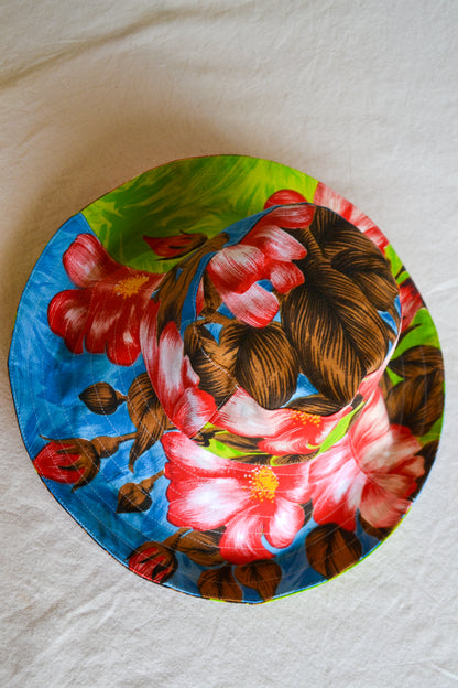 Wide Brim Hat | Flowery | Large