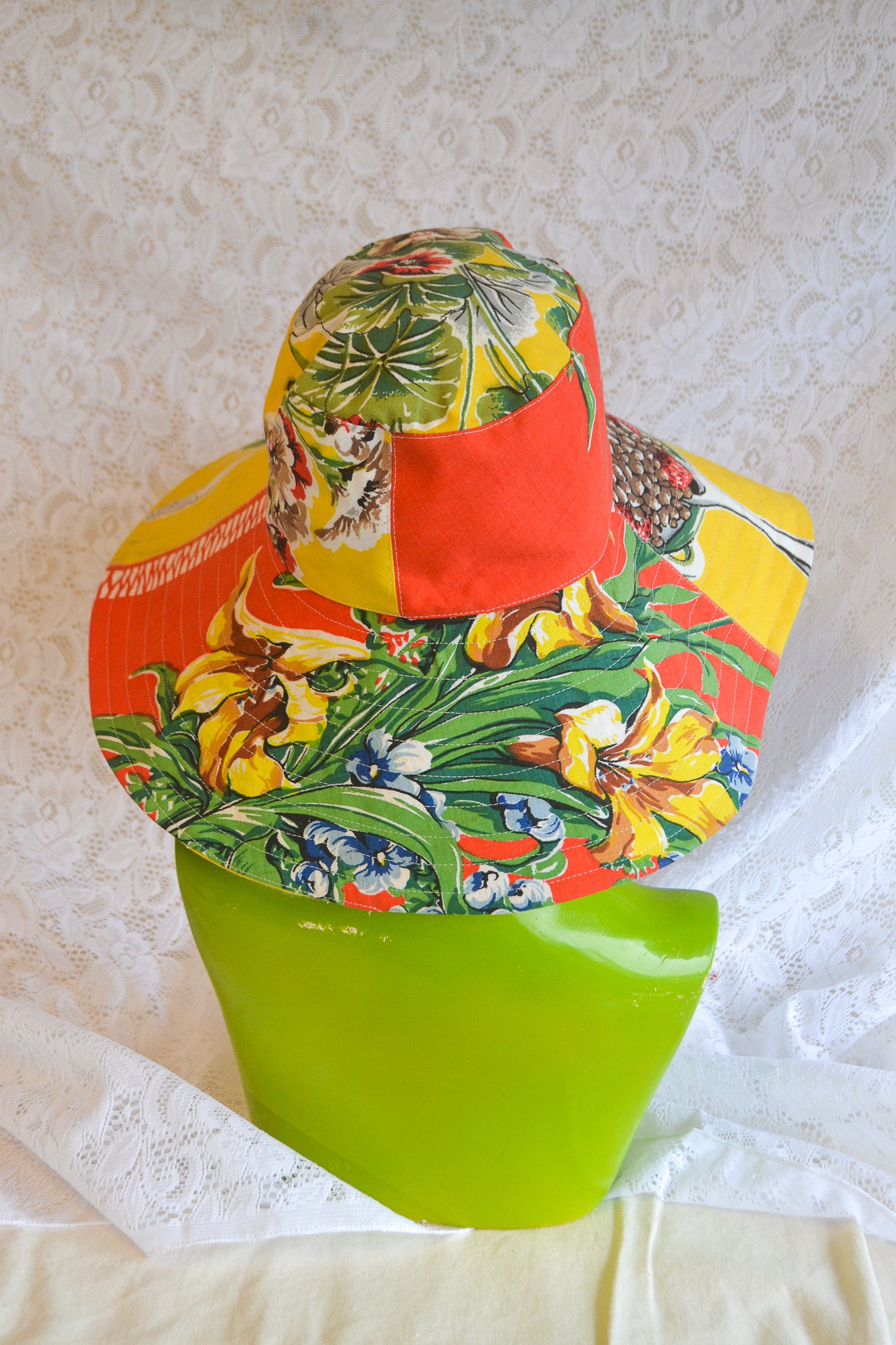 Wide Brim Hat | Fruit Punch | Large