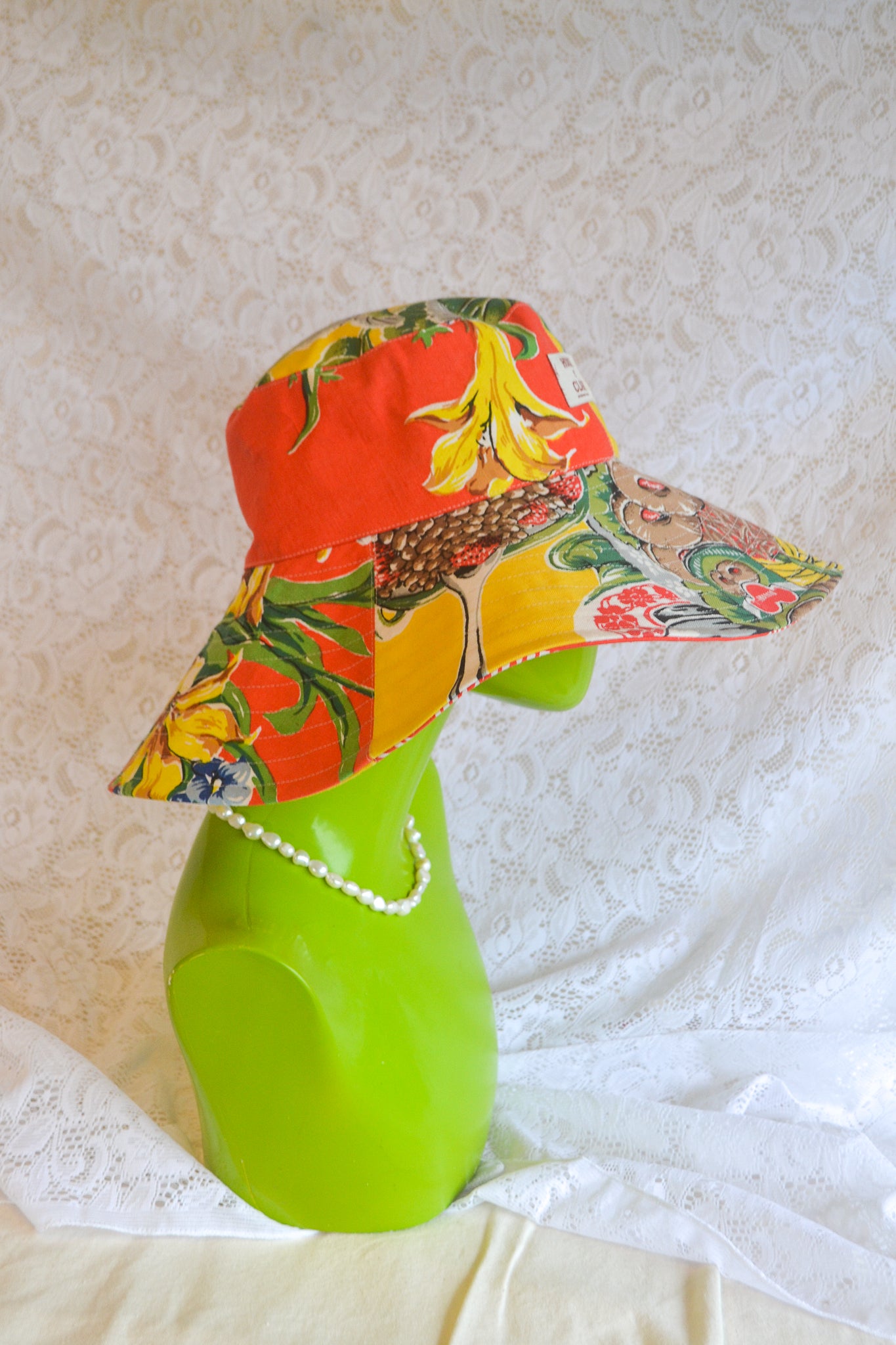 Wide Brim Hat | Fruit Punch | Large
