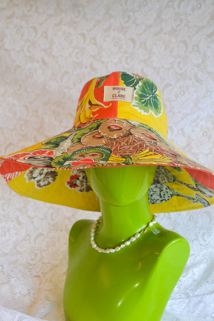 Wide Brim Hat | Fruit Punch | Large