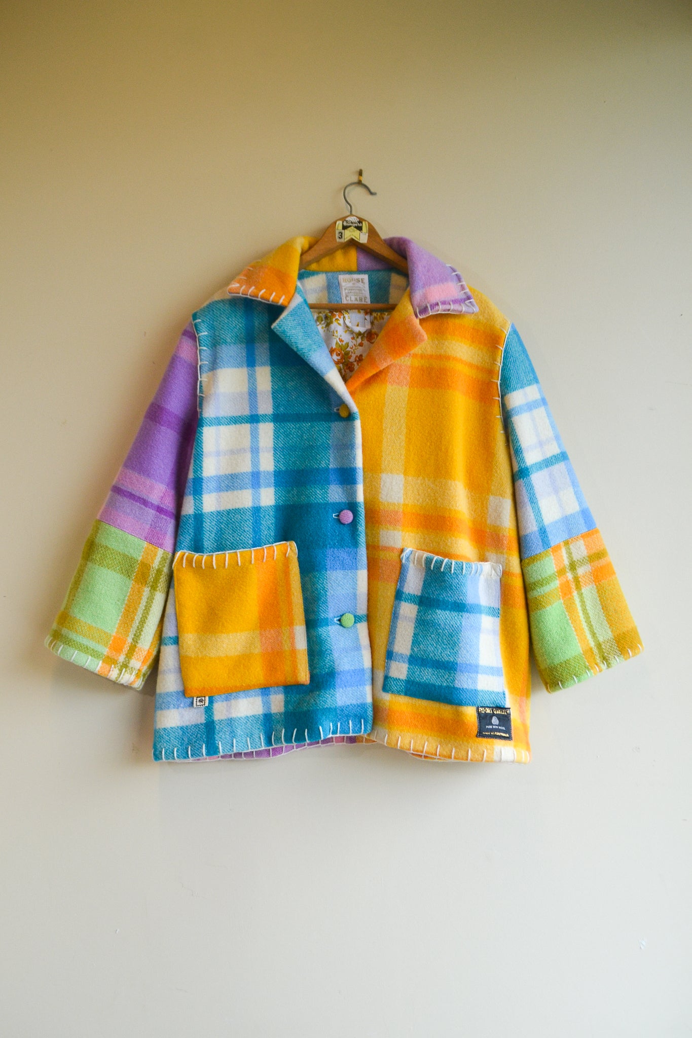 Coat | Golden | Wool | Large