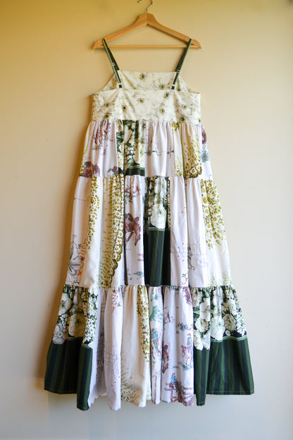Dress Patchwork | Green | Medium