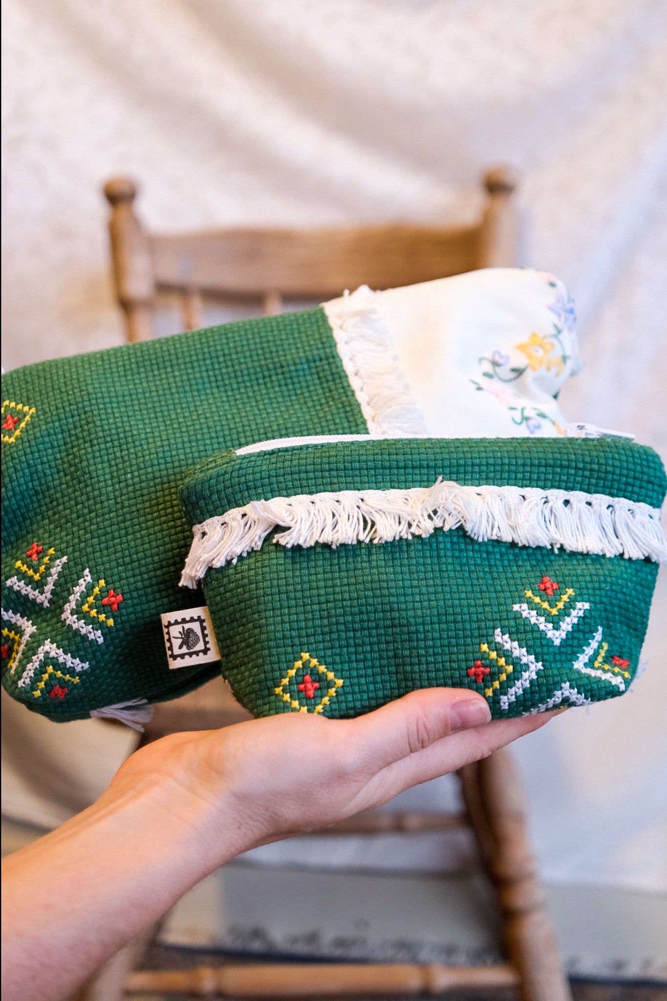 Doily Purse Set | Green