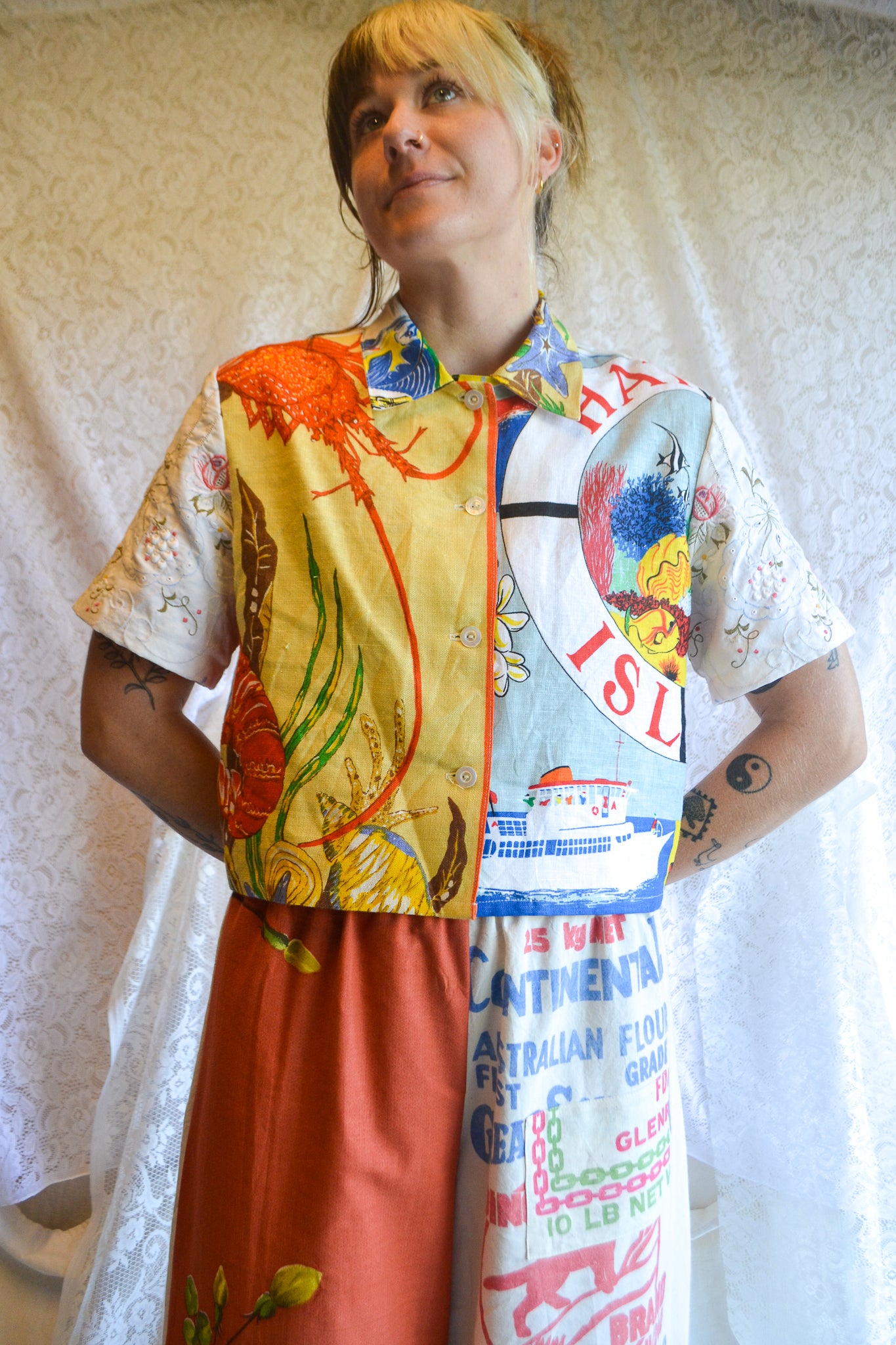 Button Up Shirt | Hay Island | Medium
