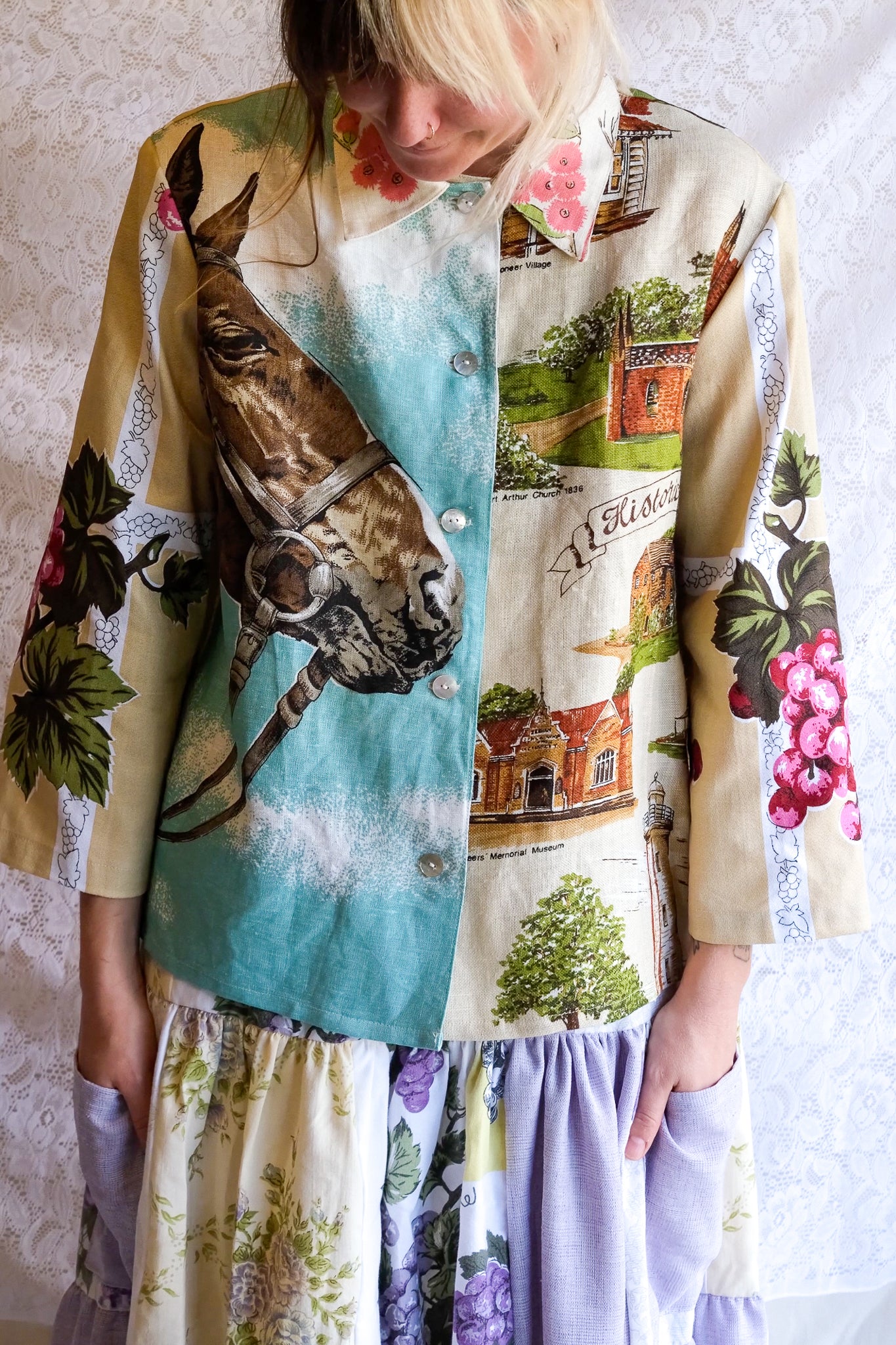 Button Up Shirt | Horsey | Large